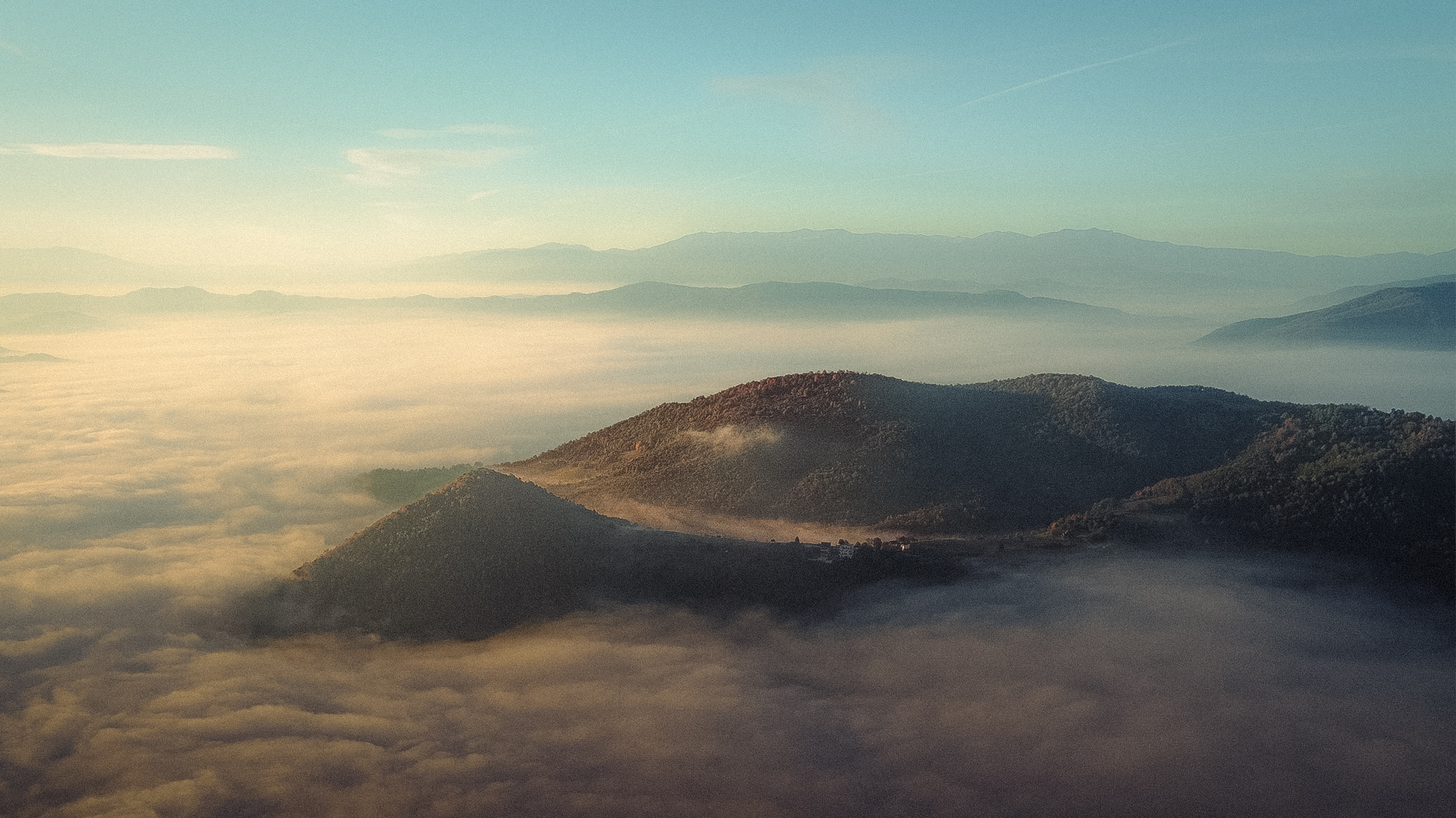 Bosnian pyramids from above